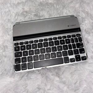 Logitech Black and Silver Compact Keyboard